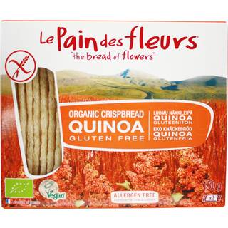 Le Plain des Fleurs Knækbrød Quinoa - glutenfri Økologisk - 150 gr.
