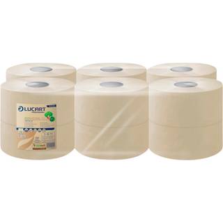 EcoNatural toiletpapir Jumbo 2-lag FSC-mærket sandfarvet
