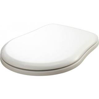 Lavabo Retro toiletsæde, Hvid m/krom beslag