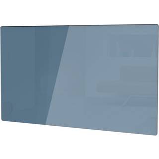 Nobø clip on glass front til el-radiator, 750W, 68 x 40 x 5 cm, retroblå
