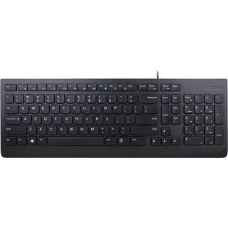 Lenovo Essential - keyboard - US with Euro symbol - black - Tastatur - Engelsk - Sort