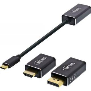 USB-C multi adapter kabel - 6i1 - Sort