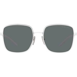 Prada PR 55YS Polarized 4615Z1 57 Solbriller Kvinder Hvid - White Black - 57mm