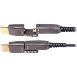 Inakustik optisk HDMI-Micro 2.0 kabel (4K@60, HDMI A/D) | 15 meter | PRIS-MATCH