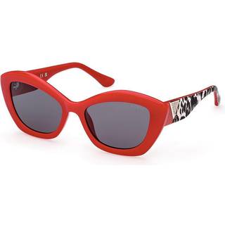 Guess Kvinde GU7868 66A Solbriller Plast Rød Grå Cat Eye Normal