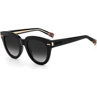 Missoni Kvinde MIS 0068/S 807/9O Solbriller Acetat Sort Grå Rund Normal Skygge