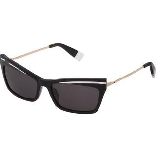 Furla Kvinde SFU348 0700 Solbriller Acetat Sort Grå Firkantet Normal