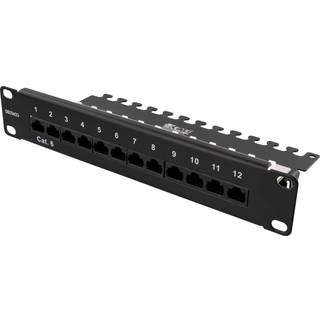 Deltaco Patchpanel Sort Cat6 1u