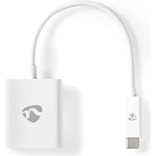 Nedis USB-C™ Adapter | USB 3.2 Gen 1 | USB-C™ Han | HDMI ™ -udgang | 4K@30Hz | 0.20 m | Runde | Nikkelplateret | PVC | Hvid | Konvolut