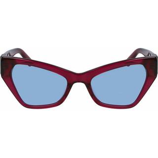Karl Lagerfeld Kvinde KL6010S 611 Solbriller Acetat Rød Blå Geometrisk