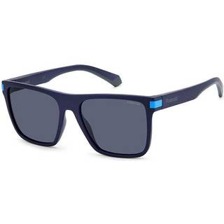 Polaroid PLD 2128/S Polarized FLL/C3 55 Solbriller Mænd Blue - Blue - 55mm