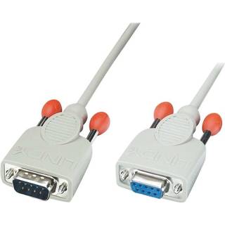 Lindy RS232 seriel kabel, D-Sub 9 han - hun | 10 meter | PRIS-MATCH