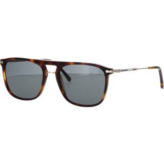 Lacoste Mand L606SND 214 Solbriller Plast Havana Grøn Firkantet