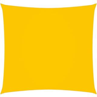 solsejl 4,5x4,5 m firkantet oxfordstof gul