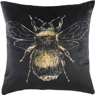 Evans Lichfield Evans Lichfield Guld Bee Velvet Polyester fyldt pude