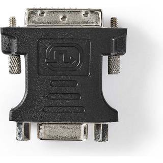 DVI-adapter DVI-I 24+5-pin han til VGA hun 15p