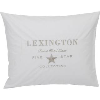 Lexington Hotel Embroidery pudebetræk 50x60 cm Hvid/Lysbeige
