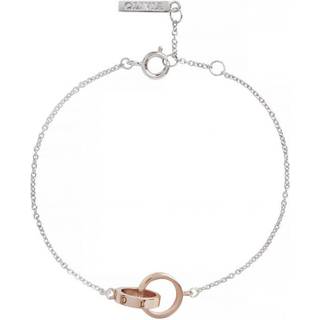 Olivia Burton Rose Gold + Silver Interlink Bracelet - Adjustable