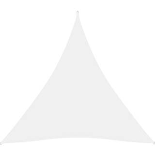Solsejl 2,5X2,5X3,5 M Trekantet Oxfordstof Hvid - 4.5 x 4.5 x 4.5 m