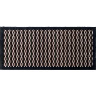 tica copenhagen Dot entrétæppe/løber Black/sand, 90x200 cm