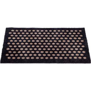 tica copenhagen Dot dørmåtte Black/sand, 40x60 cm