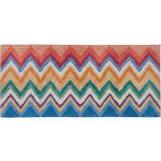 Missoni Bath Linens - 'Amone' bath mat, blue in ORANGE MULTICOLOR 100%CO