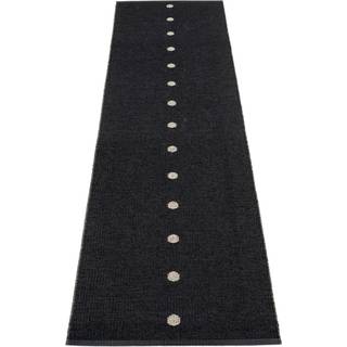 Pappelina, Peg tæppe 70x280 cm black / linen