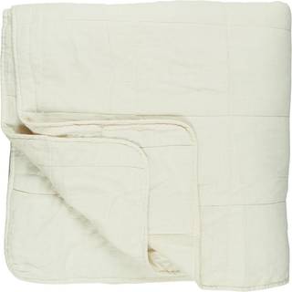 Ib Laursen Vintage Quilt sengetæppe - 240x240 - butter cream