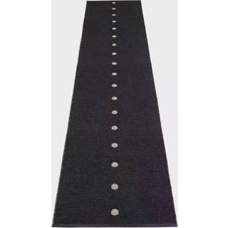 Pappelina, Peg tæppe 70x360 cm black / linen