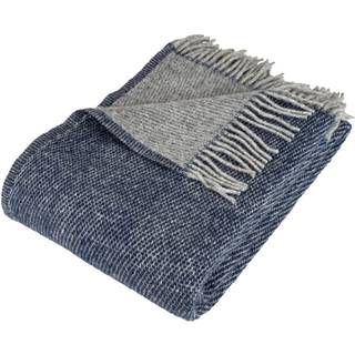 Uldplaid fra ARCTIC - VIVA BLUE