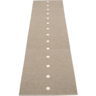 Pappelina, Peg tæppe 70x280 cm dark linen / vanilla
