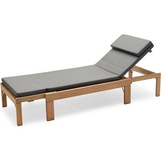 Fritz Hansen - Riviera Cushion, Quickdry Outdoor Foam, Outdoor Textile / Charcoal - Dyner og puder - Povl Eskildsen - Grå