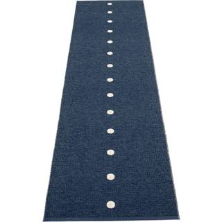 Pappelina, Peg tæppe 70x280 cm dark blue / vanilla