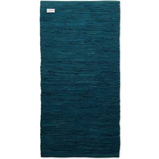 Rug Solid Cotton måtte 170x240 cm Petroleum (petroleumsblå)