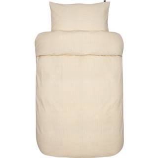 Sengetøj 200x220 cm - Slumre gul - Bæk og bølge sengetøj - 100% bomuld - Høie dobbelt dynebetræk