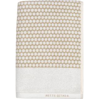 Mette Ditmer Grid håndklæde 50x100 cm Sand/Offwhite