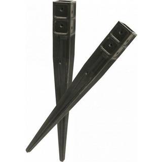 HORTUS stolpespyd plast 5,1 x 5,1 cm, L: 55 cm - koksgrå