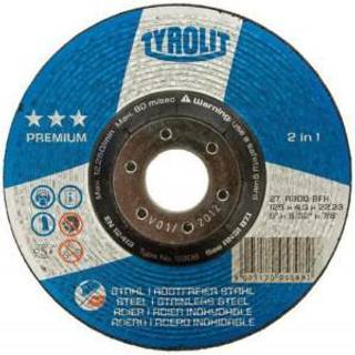 Skrubskive Premium 27E ø125×4 A30Q-BFX