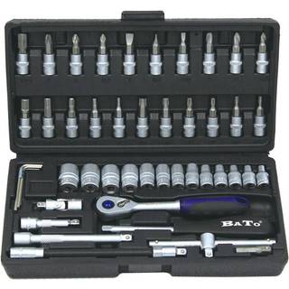 BaTo 1/4" Topnøglesæt 46 Dele