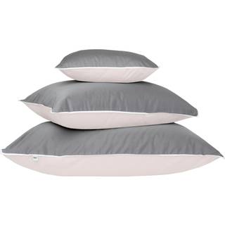 Mille Notti Duetto Pudebetræk Satin Gul/Rosa 50x90 cm