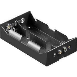 Batteri holder - 4 x mono "D" - Med snap terminal