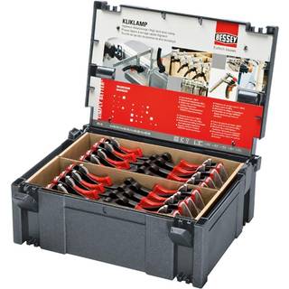 Bessey KliKlamp KLI-S Systainer med 16 hurtige kræfter