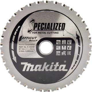 Rundsavsklinge til metal Makita Efficut; 150x1,1x20 mm; Z33