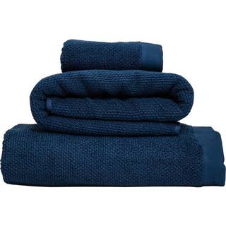 Kosta Linnewäfveri 410059 cotton/linen towel Navy 50x70 cm