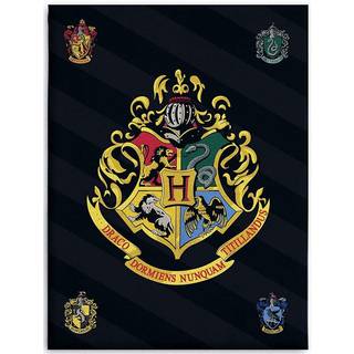 Børnetæppe - Harry Potter - 100x140 cm - Blødt og lækkert Fleece tæppe - Borg Living