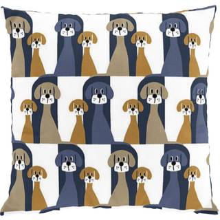 Arvidssons Textil Buster pudebetræk 47x47 cm Blå/Beige