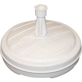 Parasolfod plast 13L hvid