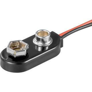 1x 9V Blok batteriholder