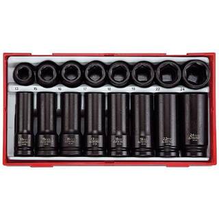 Teng Tools Krafttopsæt med 16 dele med 1/2\" firkantfæste TT9120D