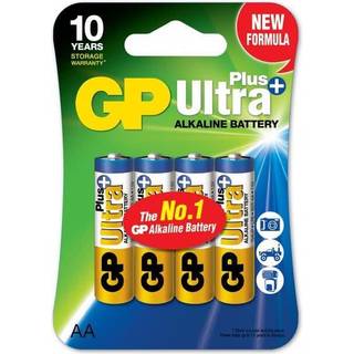 LR03/AAA Alkaline Batterier, 4 stk. pak, model Ultra Plus fra GP